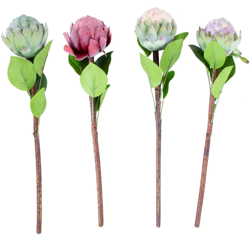 Dirbtinė gėlė FLOWERLY H46cm artišokas, mišinys