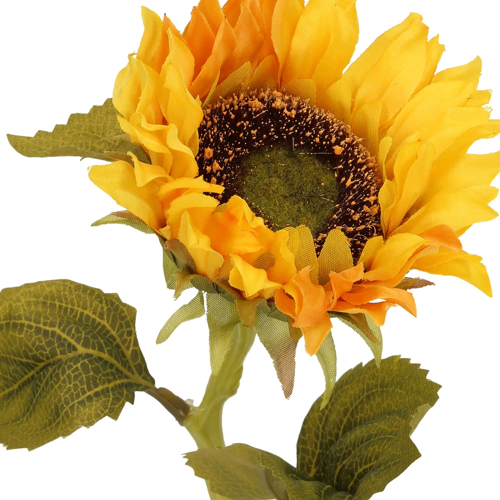 Dirbtinė gėlė IN GARDEN H35cm, geltona saulėgrąža