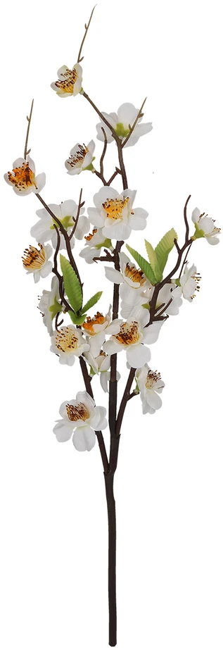 Home4You Dirbtinė šakelė SODE H47cm, baltas persiko žiedas