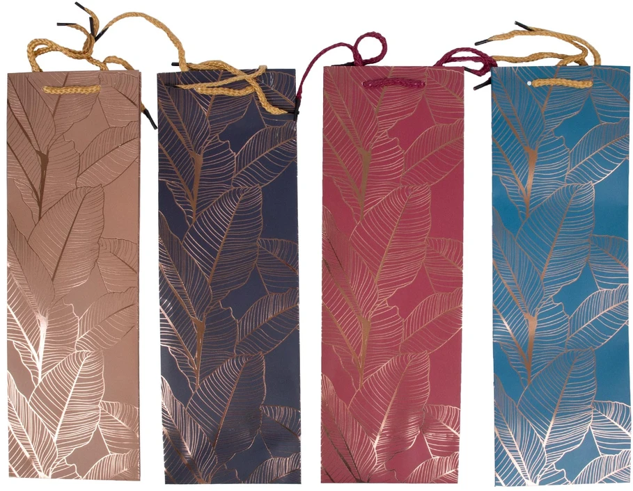 Home4You Dovanų maišelis LEAF, 12x8x36cm, mišinys