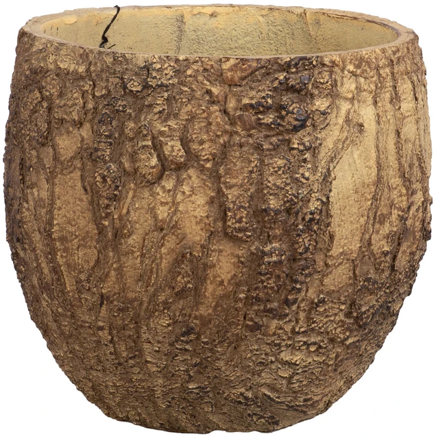 Gėlių vazonas „SUNNY OAK“, D29 x H26 cm, rudas