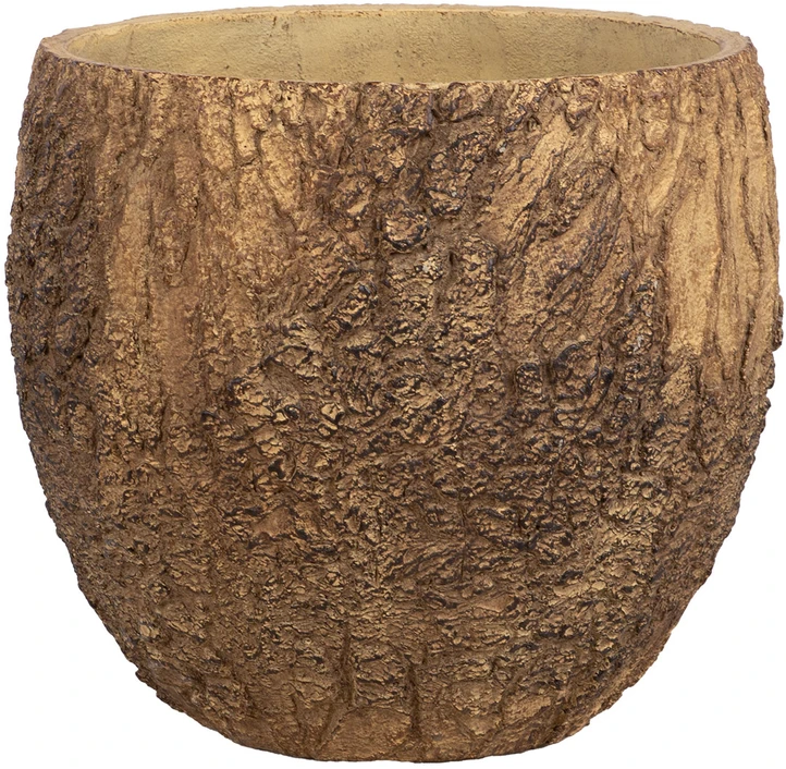 Gėlių vazonas „SUNNY OAK“, D37xH32 cm, rudas