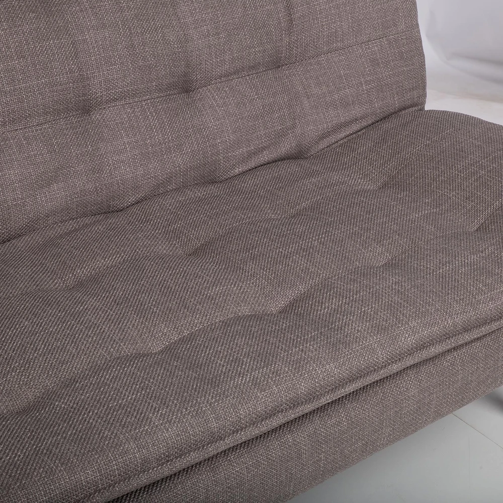 Išskleidžiamoji sofa „GOZZANO“, pilkai rudos spalvos, bandymas