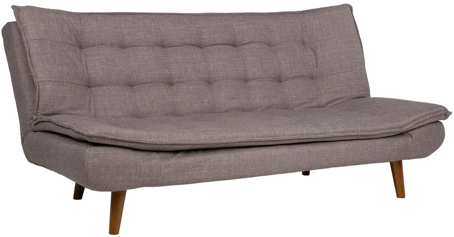 Išskleidžiamoji sofa „GOZZANO“, pilkai rudos spalvos, bandymas