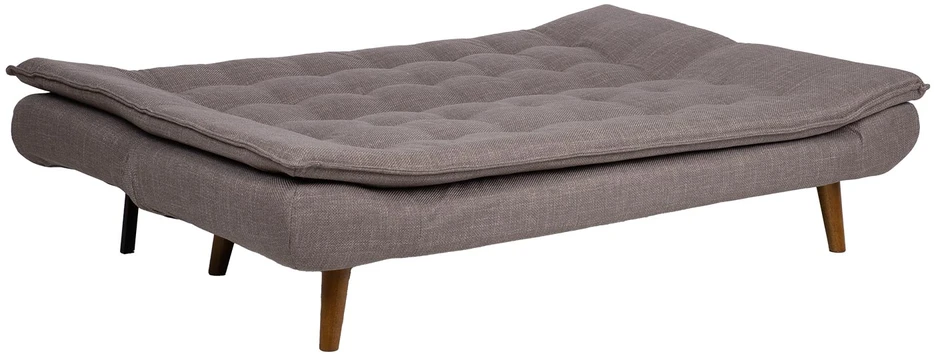 Išskleidžiamoji sofa „GOZZANO“, pilkai rudos spalvos, bandymas