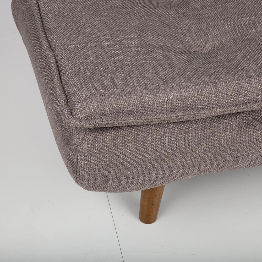 Išskleidžiamoji sofa „GOZZANO“, pilkai rudos spalvos, bandymas