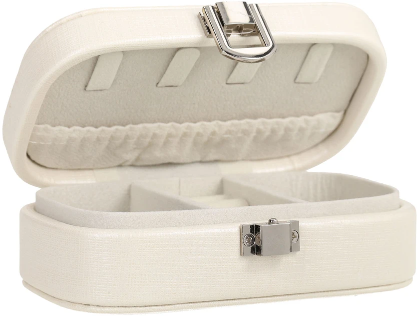 Juvelyrinių dirbinių dėžutė SEZANE XS 12,5×7,5x4 cm, balta