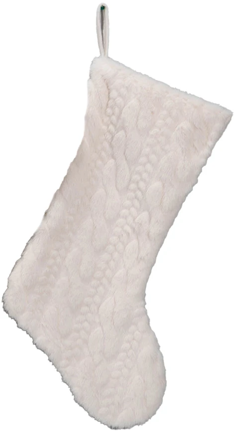 Home4You Kalėdinė kojinė FUN SWEET H53.3cm, balta