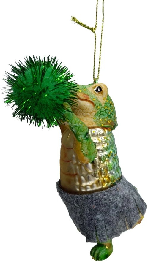 Kalėdinis papuošalas JOY CROCODILE 10,5cm, stiklas