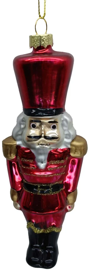 Kalėdinis papuošalas JOY NUTCRACKER 15,5cm, stiklas