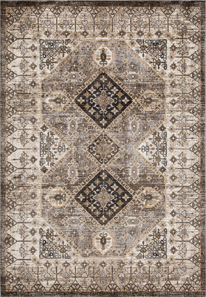 Kilimas DARLY-3, 133 x 190 cm, rudas/smėlio spalvos