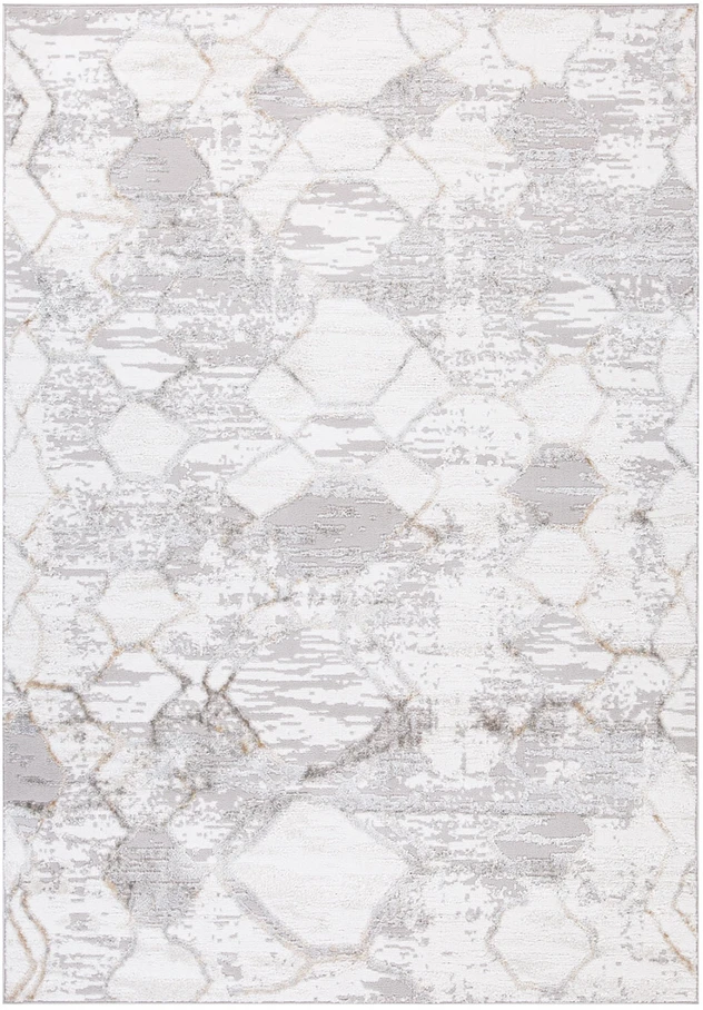 Kilimas SALAMANCA-3, 200x285cm, sidabrinis/baltas