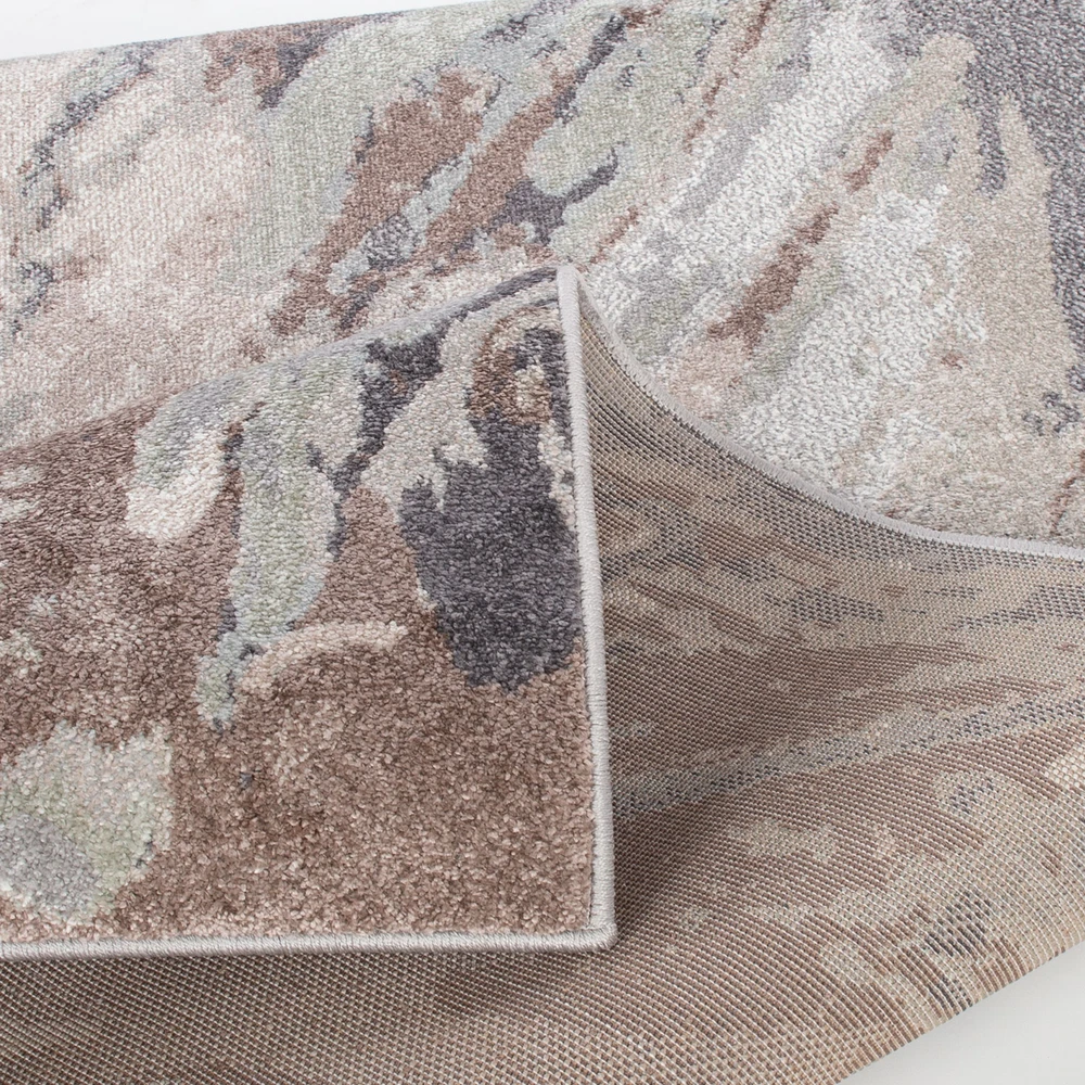 Kilimas „SANFORD-8“, 100 x 150 cm, mėlynas/smėlio spalvos