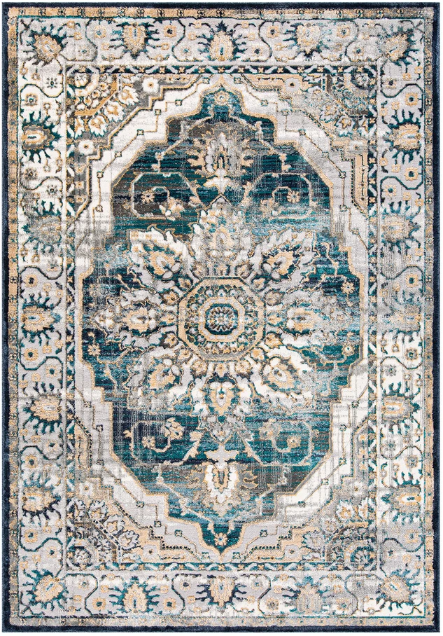 Kiliminė danga ZOE-2, 100x150 cm, mėlyna