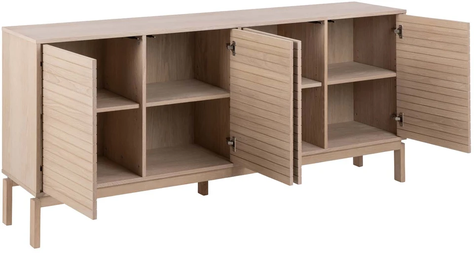 Komoda LINLEY 180x40xH80cm, smėlio spalvos