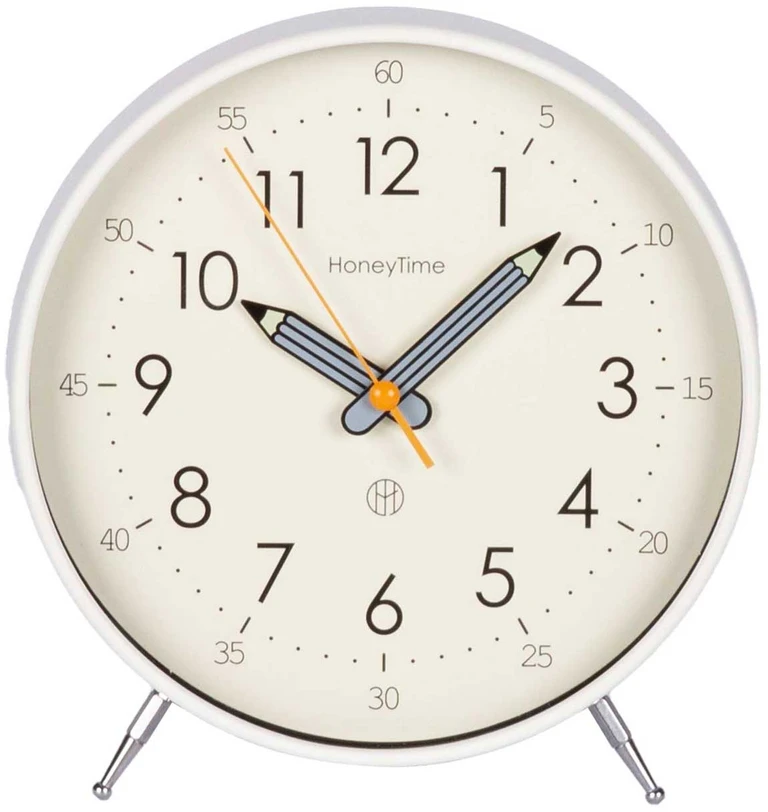 Home4You Laikrodis TIMELINE H20cm, baltas