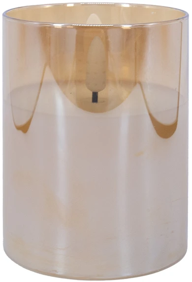 LED žvakė WINGS GOLDIE H10cm su taimeriu