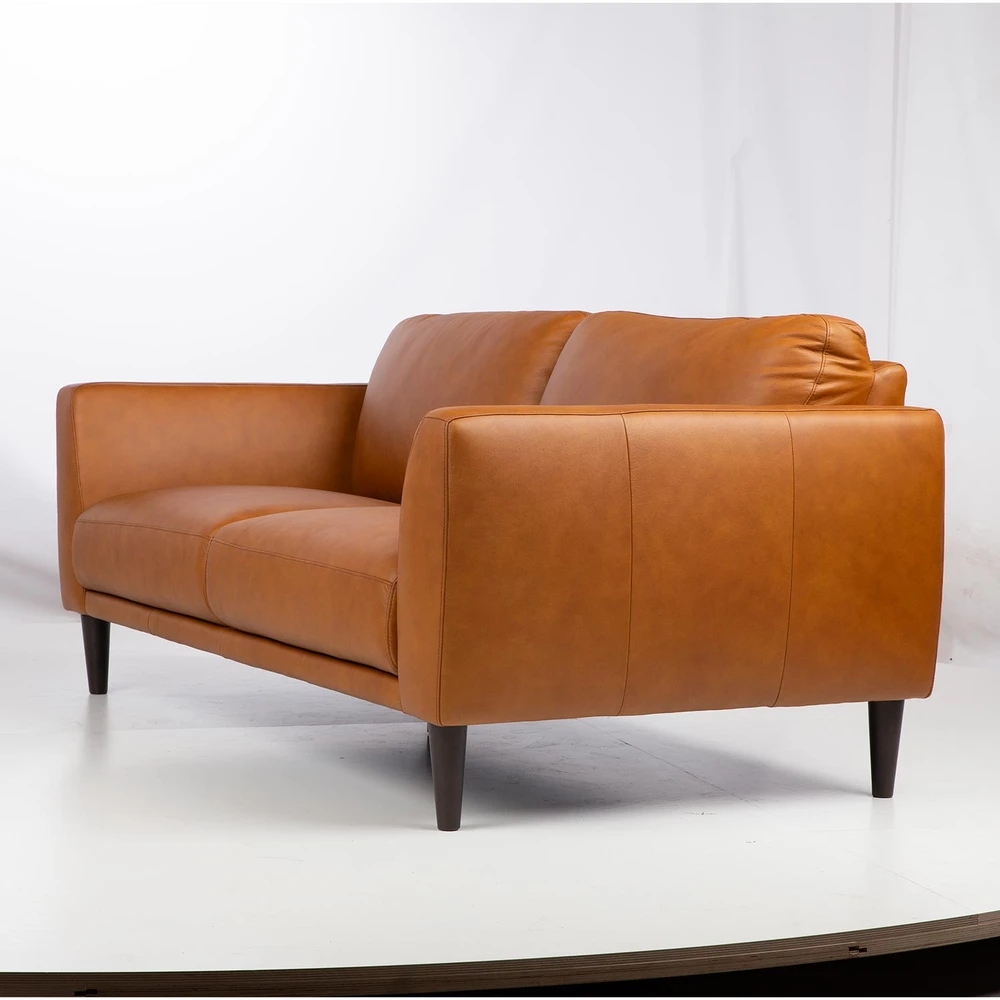 Lova 3-vietė sofa „HAVANNA“, konjako rudos spalvos