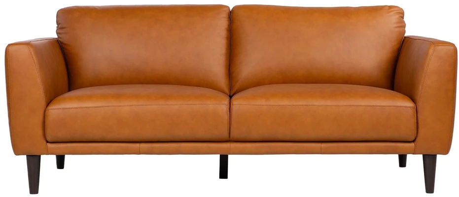 Lova 3-vietė sofa „HAVANNA“, konjako rudos spalvos