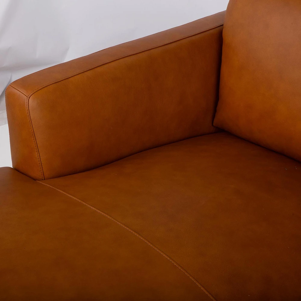 Lova Kampinė sofa „HAVANNA LC“, konjako rudos spalvos