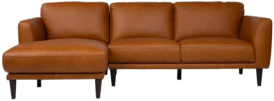 Lova Kampinė sofa „HAVANNA LC“, konjako rudos spalvos