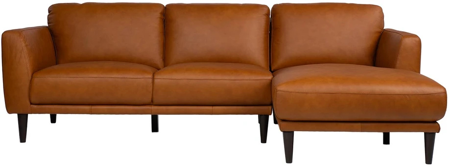 Lova Kampinė sofa „HAVANNA RC“, konjako rudos spalvos