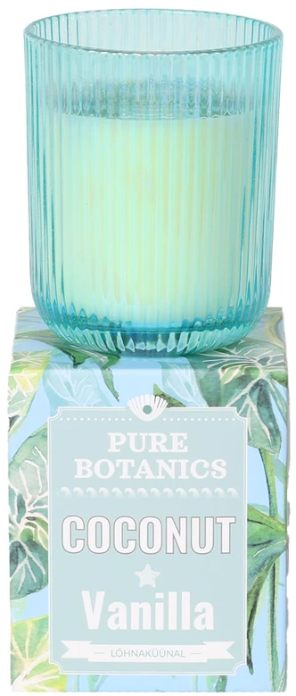Lova Žvakė „PURE BOTANICS“, D 7,5 × H 9,5 cm, kokoso ir vanilės aromatas