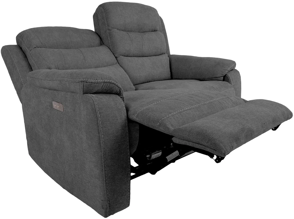 Home4You Sofa mimi 2 - vietų reglaineris, pilkos spalvos