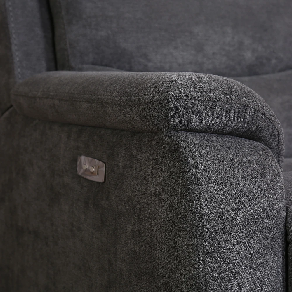 Home4You Sofa mimi 2 - vietų reglaineris, pilkos spalvos