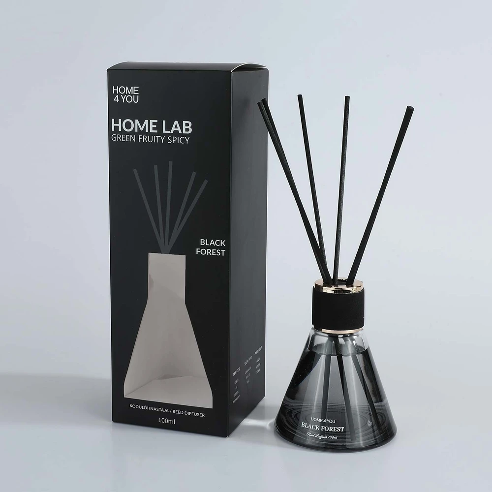 Home4You Nendrių difuzorius HOME LAB 100ml Juodas Forest
