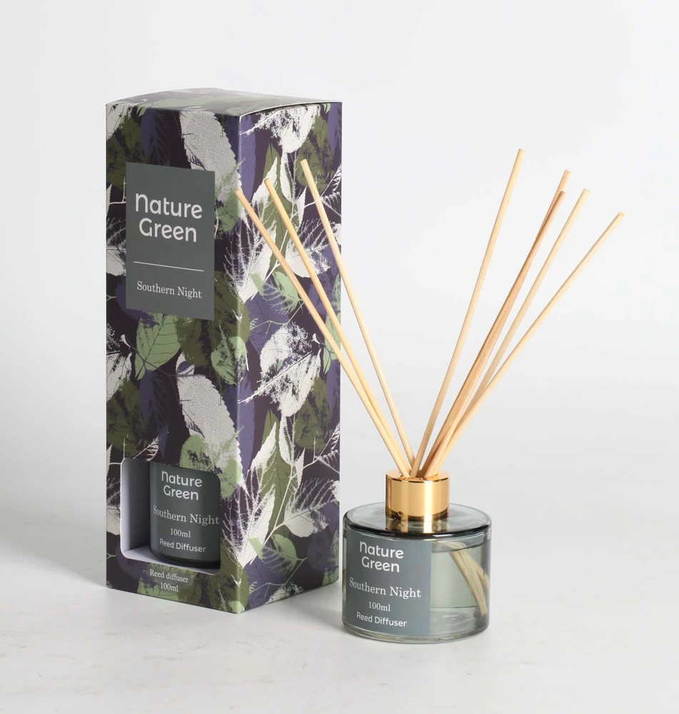 Home4You Nendrių difuzorius NATURE Žalias 100ml, "Southern Night