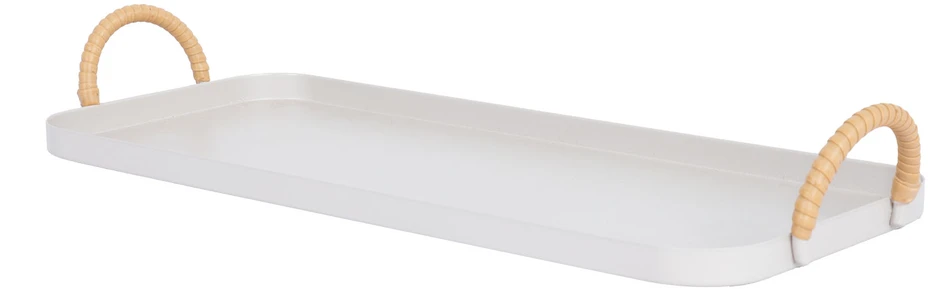 Padėklas DEIA 43×16,5xH6cm, šiltai pilkas