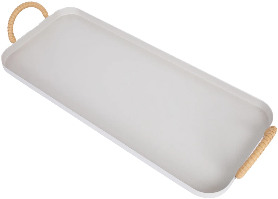 Padėklas DEIA 43×16,5xH6cm, šiltai pilkas