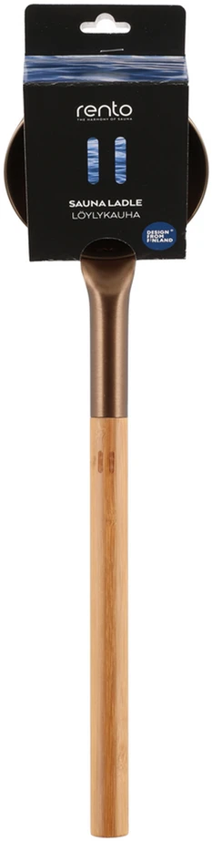 Saunos samtis RENTO, bambuko, 0.3 l, 48 x 9 cm, šampano