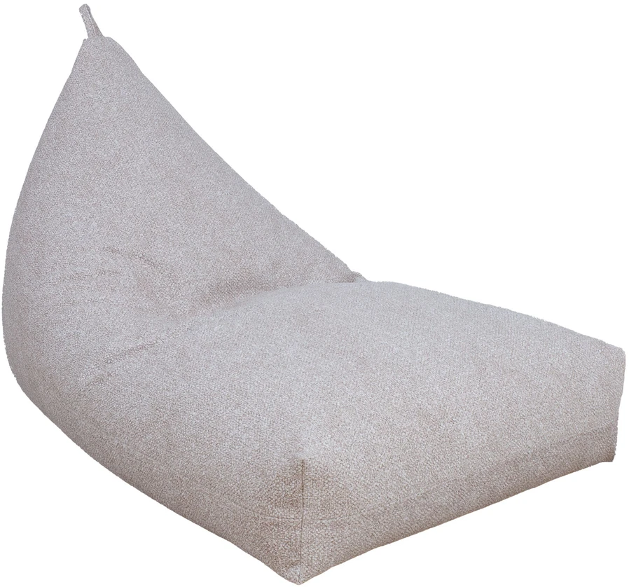 Pufas LEO 130x80x20/70cm, smėlio spalvos