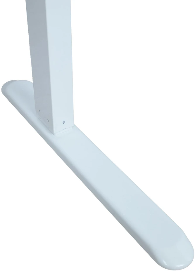 Home4You Stalas ERGO FIT Elektrinis, Reguliuojamo aukščio, Baltas, 122x62 cm