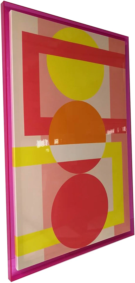 Sienų menas WALLY 80x120cm, abstraktus saulėlydis, akrilas