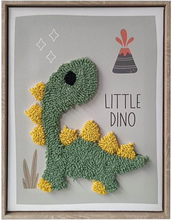 Sienų meno kūrinys WALLY 30x40cm, dinozauras