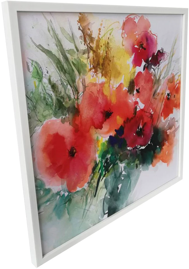 Sienų meno kūrinys WALLY 40x40cm, medetkos
