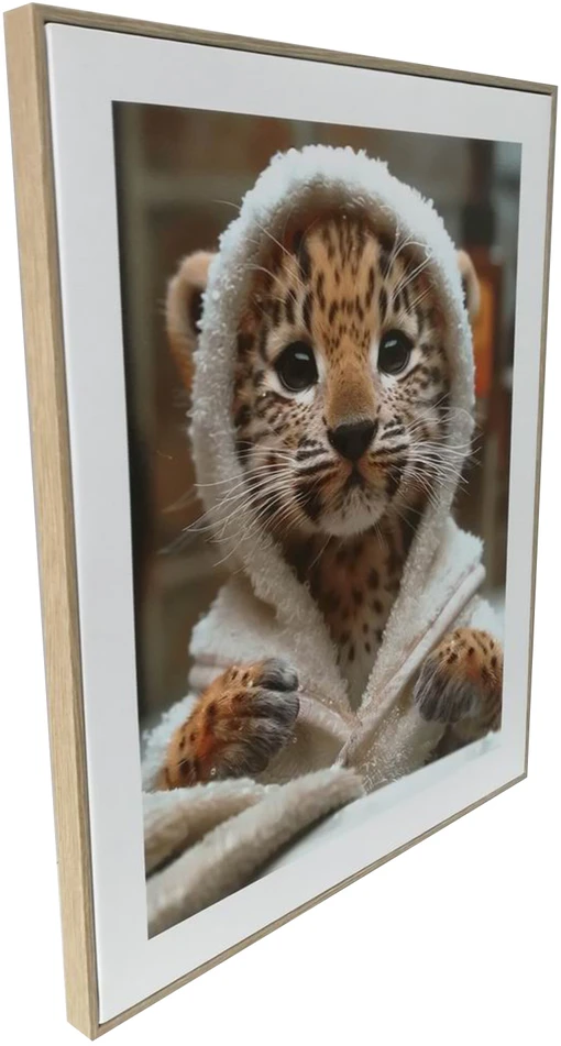Sienų meno kūrinys WALLY 40x50cm, mažasis gepardas