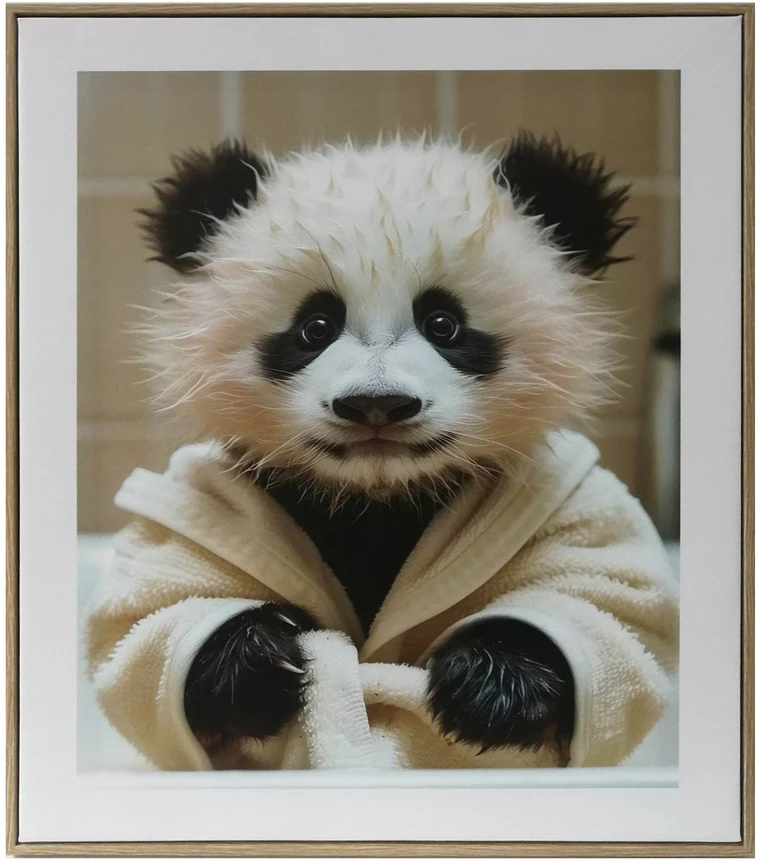 Sienų meno kūrinys WALLY 40x50cm, mažoji panda