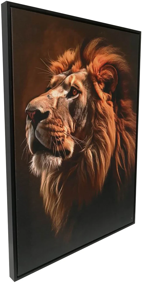 Sienų meno kūrinys WALLY 50x70cm, liūtas