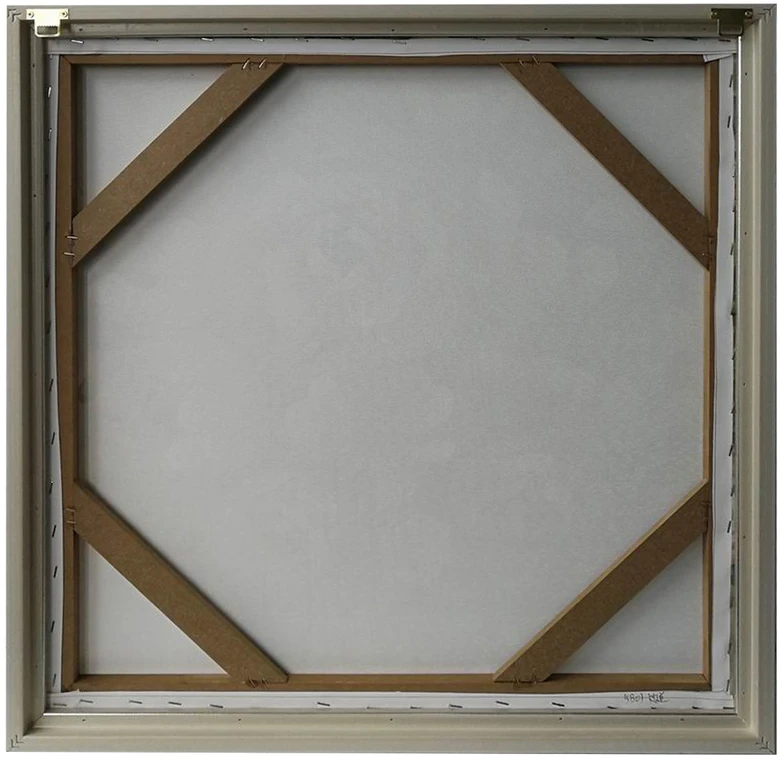 Sienų meno kūrinys WALLY 60x60cm, baltos gėlės
