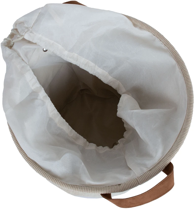Skalbinių krepšys LIDO LEO D38xH48cm, smėlio spalvos