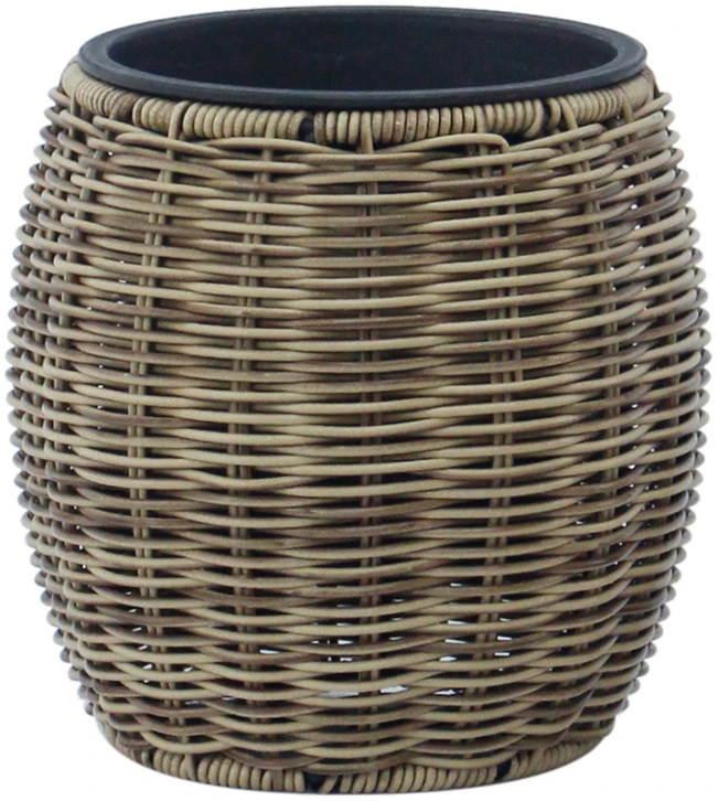 Home4You Gėlių vazonas WICKER D20xH20cm, šviesiai ruda