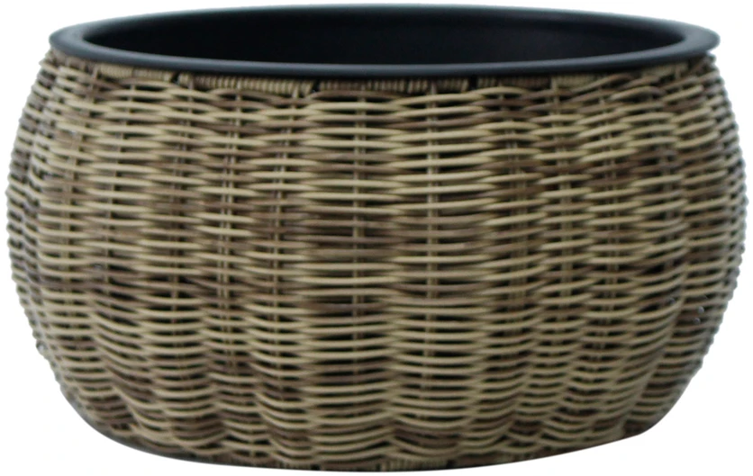 Home4You Sodinukas WICKER D37xH19cm, šviesiai rudos spalvos