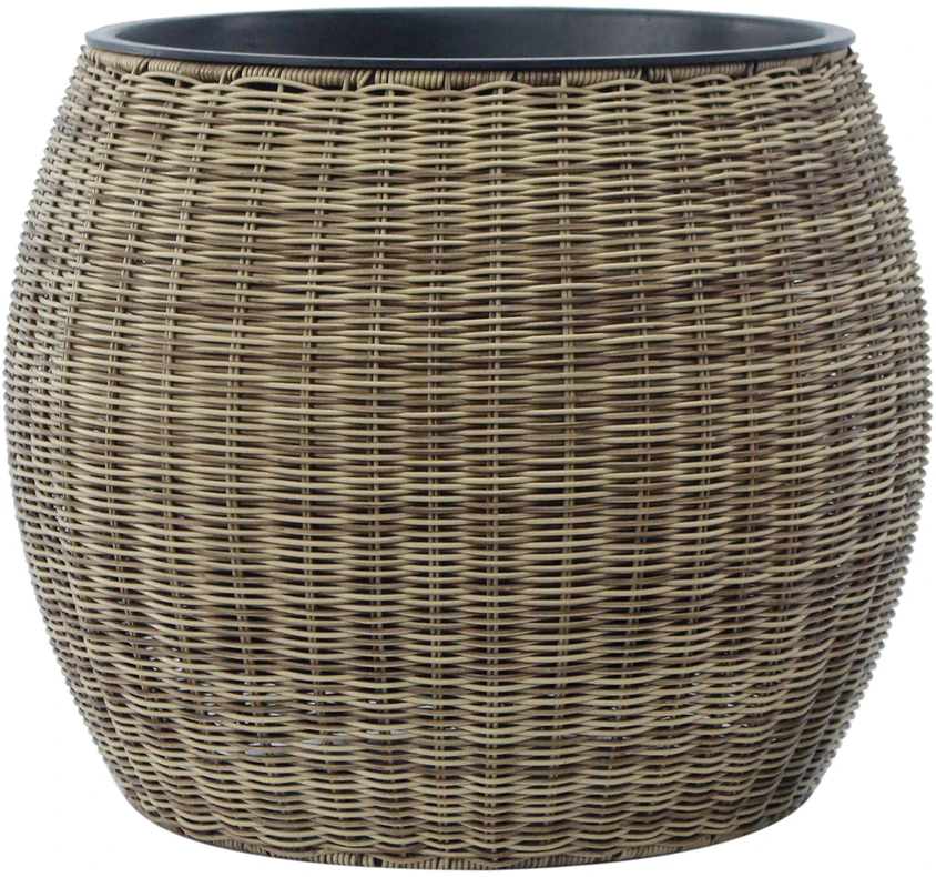 Home4You Sodinukas WICKER D48xH40cm, šviesiai rudos spalvos