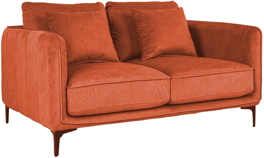 Home4You Sofa BIANKA Dvivietė, Oranžinė