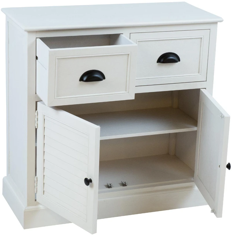 Fotelis Home4You Komoda MELDON, balta