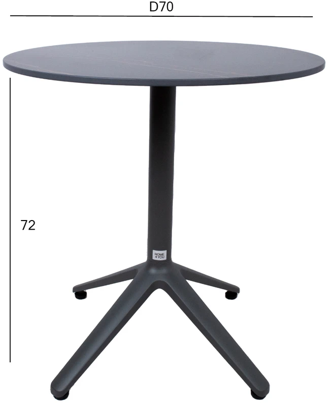 Home4You Stalas BEIDA D70xH72cm